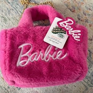 Barbie Vibrant Pink Plush Handbag